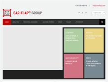 Tablet Screenshot of ear-flap.com